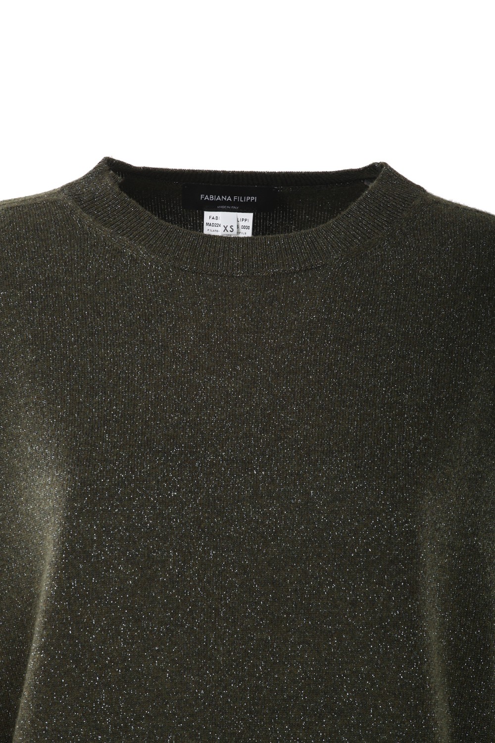 shop FABIANA FILIPPI Saldi Pull: Fabiana Filippi maglia in misto cashmere con lurex.
Dettagli in filo diamantato lucido.
Filato di platino.
Filo diamantato.
Composizione:  56% lana vergine – 19% viscosa – 11% seta - 8% cashmere - 6% poliestere.
Made in Italy.. MAD224F519-L065-6157 number 7253421